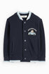 Teddy bear and car - varsity jacket - textured