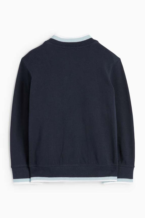 Teddy bear and car - varsity jacket - textured