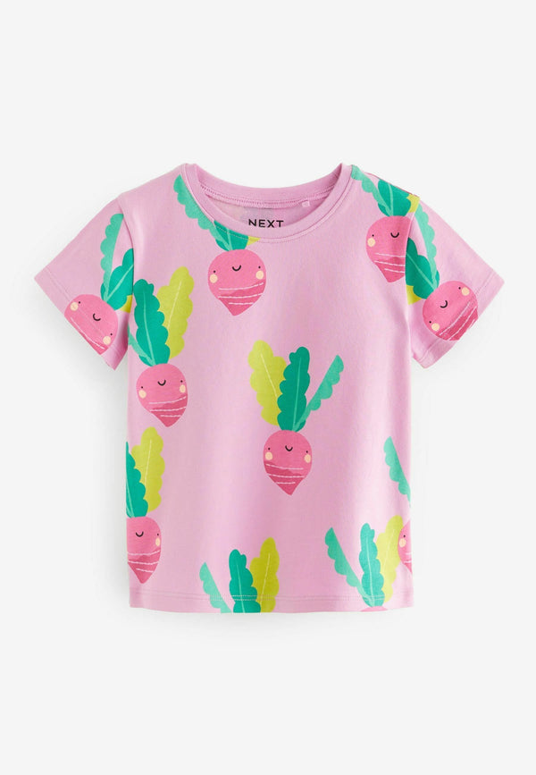 Next SHORT SLEEVE REGULAR FIT - Print T-shirt - green veggie