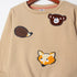 Desire Brown Themed Kids Sweatshirt
