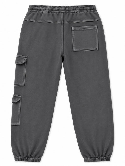 C&A Boys Multi-Pocket Cargo Joggers – Charcoal Grey