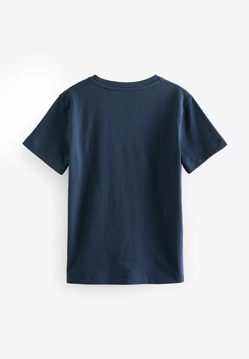 Next ALL OVER SHORT SLEEVE STANDARD - Print T-shirt - navy skateboard