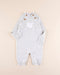 Baby Knitted Winter Romper | Warm Woolen Bodysuit for Newborn Boys & Girls | Soft Grey Teddy Design Jumpsuit