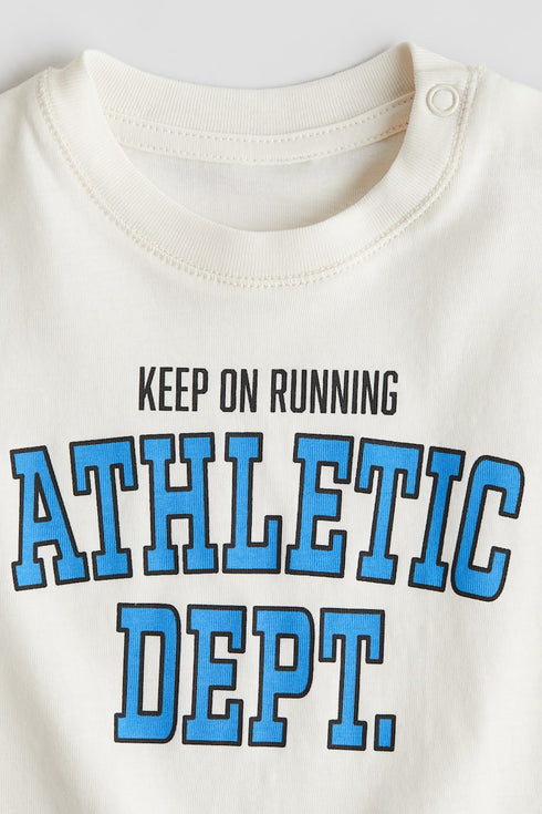 H&M T-Shirt White/Athletic