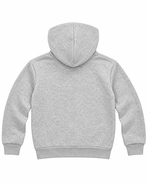 Minoti Kids Grey Melange Zip-Up Hoodie