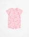 Baby Organic Cotton Zip Romper - Floral