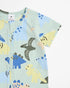 Baby Organic Cotton Zip Romper - Dinos