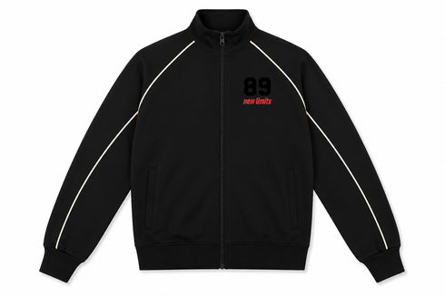 C&A Boys 89 New Limits Full Zip Track Jacket – Black
