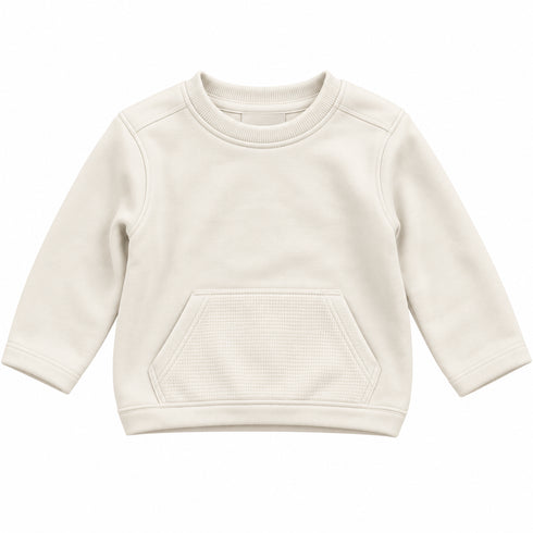 C&A Baby Off-White Kangaroo Pocket Sweatshirt