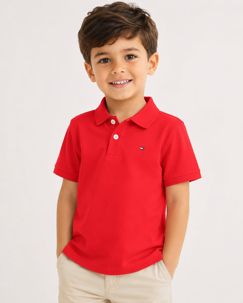 Tommy Hilfiger Classic Red Polo Shirt