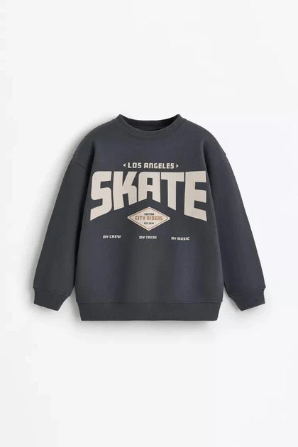 Children's warm sweatshirt for boys Lefties Dark gray