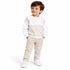 C&A Kids Colorblock Crew Neck Sweatshirt – White & Beige