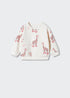 Zara Giraffe Printed Cotton Sweatshirt ZTH Cart