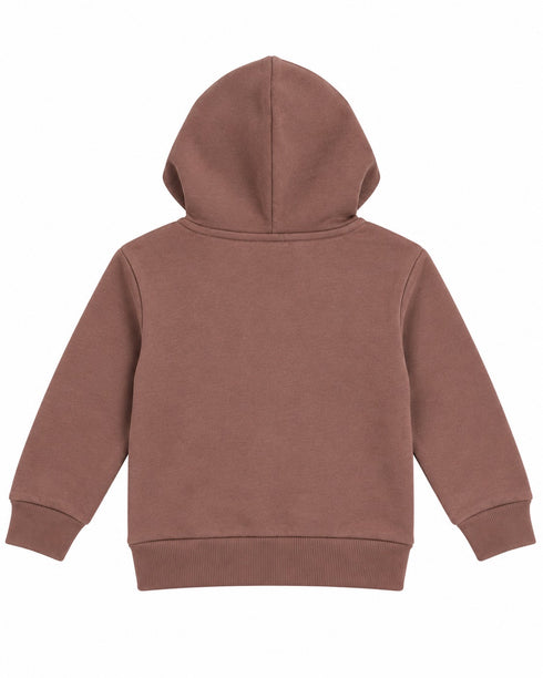 Minoti Kids Create Your Own Ideas Full Zip Hoodie – Dusty Brown