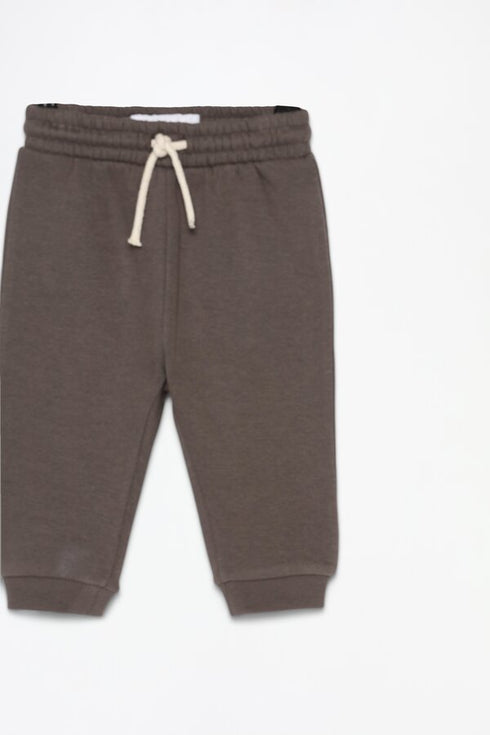 LEFTIES Printed sweatshirt and plush pants set