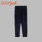 PRINTED FLEECE WARM LEGGING TROUSER FOR GIRLS BLACK