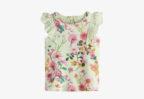 Next REGULAR FIT - sage green floral