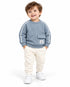 C&A Kids Blue Ribbed Pocket Sweatshirt