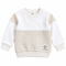 C&A Kids Colorblock Crew Neck Sweatshirt – White & Beige
