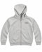 Minoti Kids Grey Melange Zip-Up Hoodie