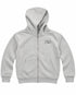 Minoti Kids Grey Melange Zip-Up Hoodie