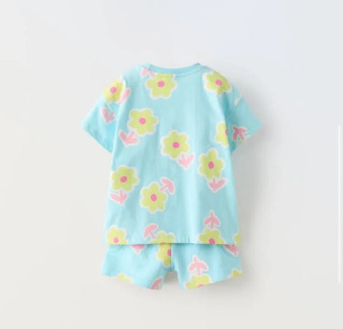 ZARA Floral Baby Suit