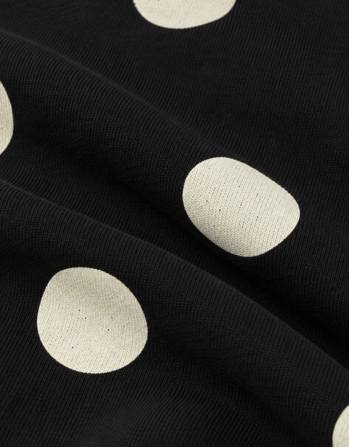 Zara Kids Black & White Polka Dot Sweatshirt