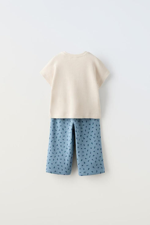 ZARA Girls' Waffle Set