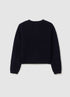 Girls' Blue Regular Fit Cardigan