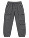 C&A Boys Multi-Pocket Cargo Joggers – Charcoal Grey