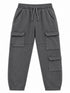 C&A Boys Multi-Pocket Cargo Joggers – Charcoal Grey
