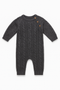 The Little Tailor Cable Knit 100% Cotton Romper