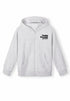 Minoti Kids 2-Pack Funday Everyday Graphic Zip-Up Hoodies – Green & Grey