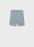 Elastic waist Bermuda shorts