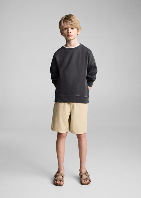 MANGO Grey Good things Sweatshirt