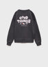 MANGO Grey Good things Sweatshirt