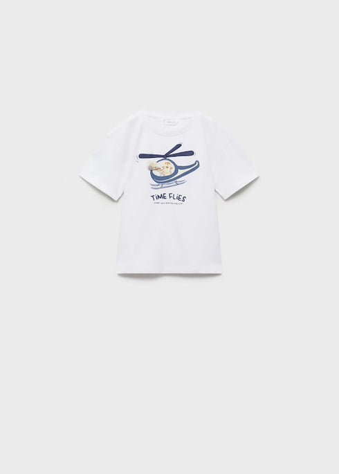 MANGO T-shirt helicop