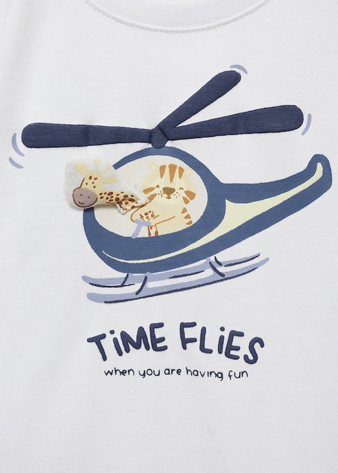 MANGO T-shirt helicop