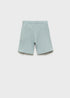 Mango Contrast pockets Bermuda shorts (Grey)
