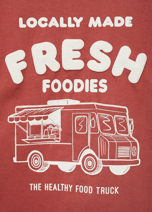 Mango Embossed t-shirt