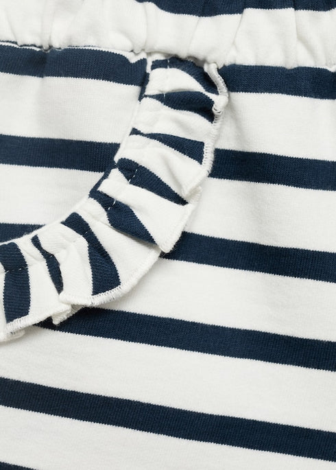 Mango Stripe-print shorts