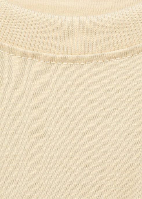 MANGO Printed cotton blend T-shirt