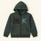 Calvin Klein Boys' Fleece Hoodie GREEN
