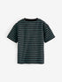 Next Blue Stripe Short Sleeve T-Shirts