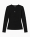 Calvin Klein Girls Black Long Sleeve Logo Top