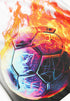 Next ALL OVER SHORT SLEEVE STANDARD - Print T-shirt - white football flames