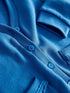 Blue Cotton Rich Frill Pocket Jersey School Cardigan