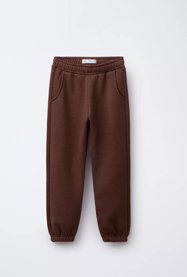 Girls Basic Cotton Joggers – Soft & Stretchable Everyday Pants for Kids | Comfortable Trouser for Girls