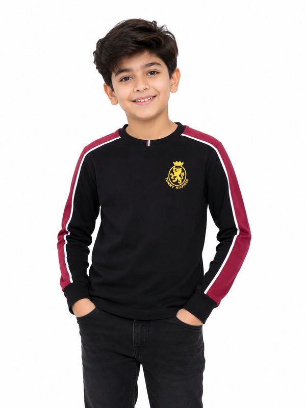 Tommy Hilfiger Kids Black Long Sleeve T-Shirt
