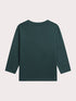 Green long sleeve shirt with fox animation